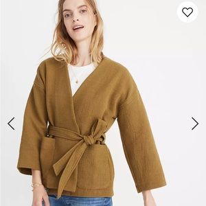 Madewell Texture and Thread Wrap Jacket